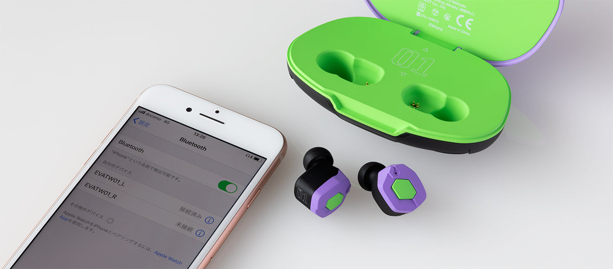 Evangelion x final online wireless earbuds