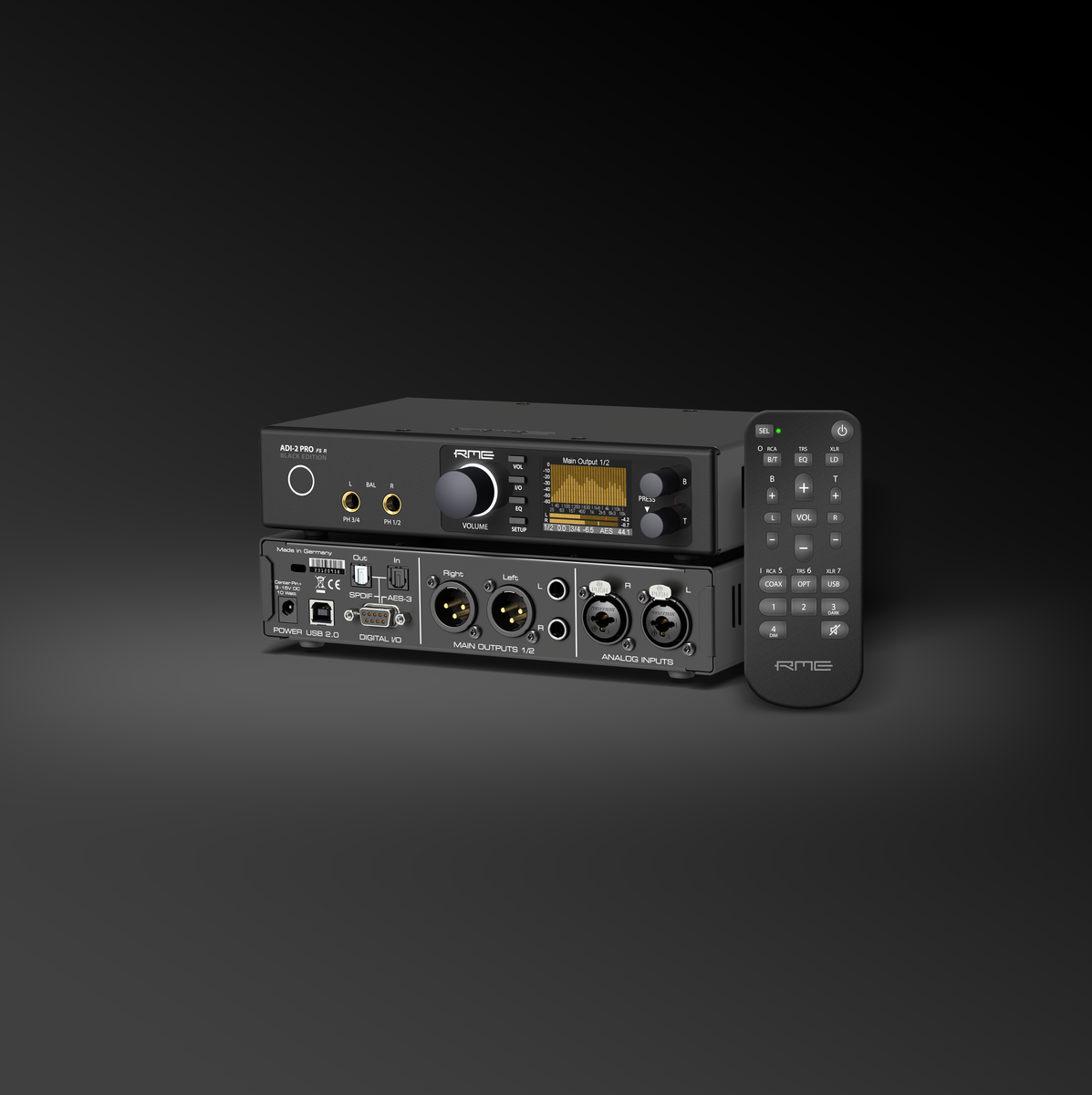 DTM・DAW RME ADI-2 PRO FS R Black Edition RME ADI-2 Pro FS R Black Edition – Thomann Polska